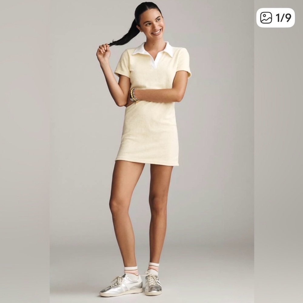 Cream Polo Dress